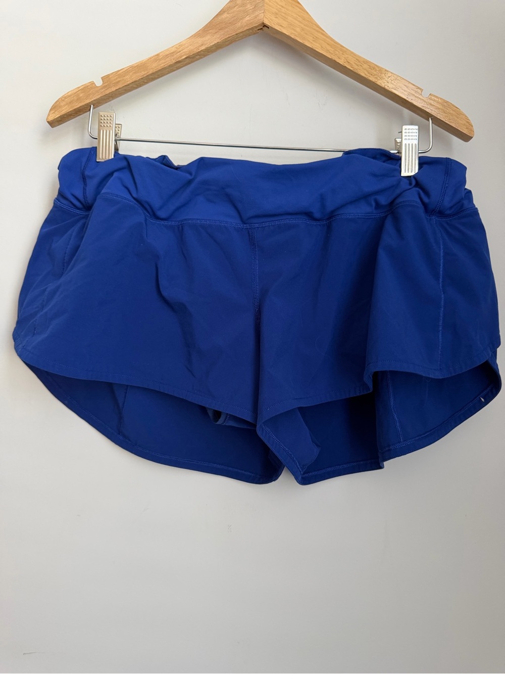 Lululemon Speed Up Shorts Sonic Blue Size 14